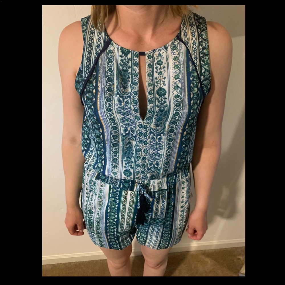 Patterned Romper - image 1